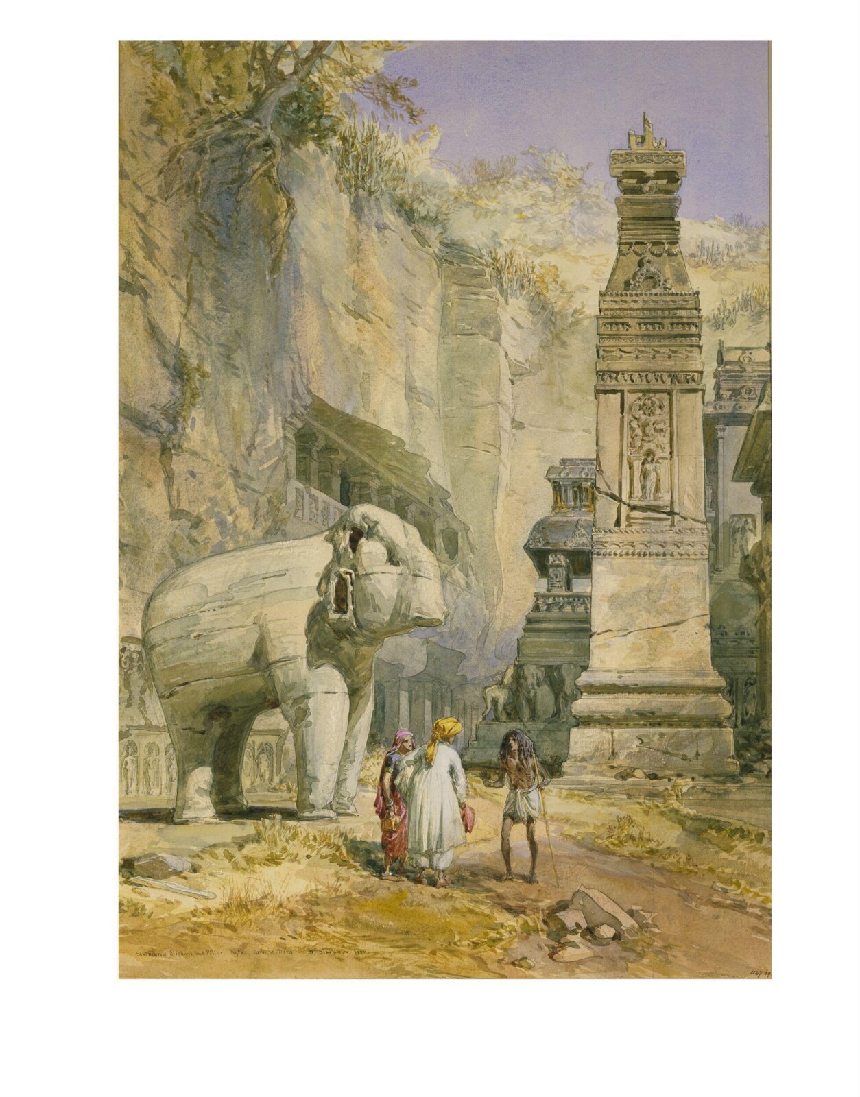 Painting, William Simpson, 1862-1866