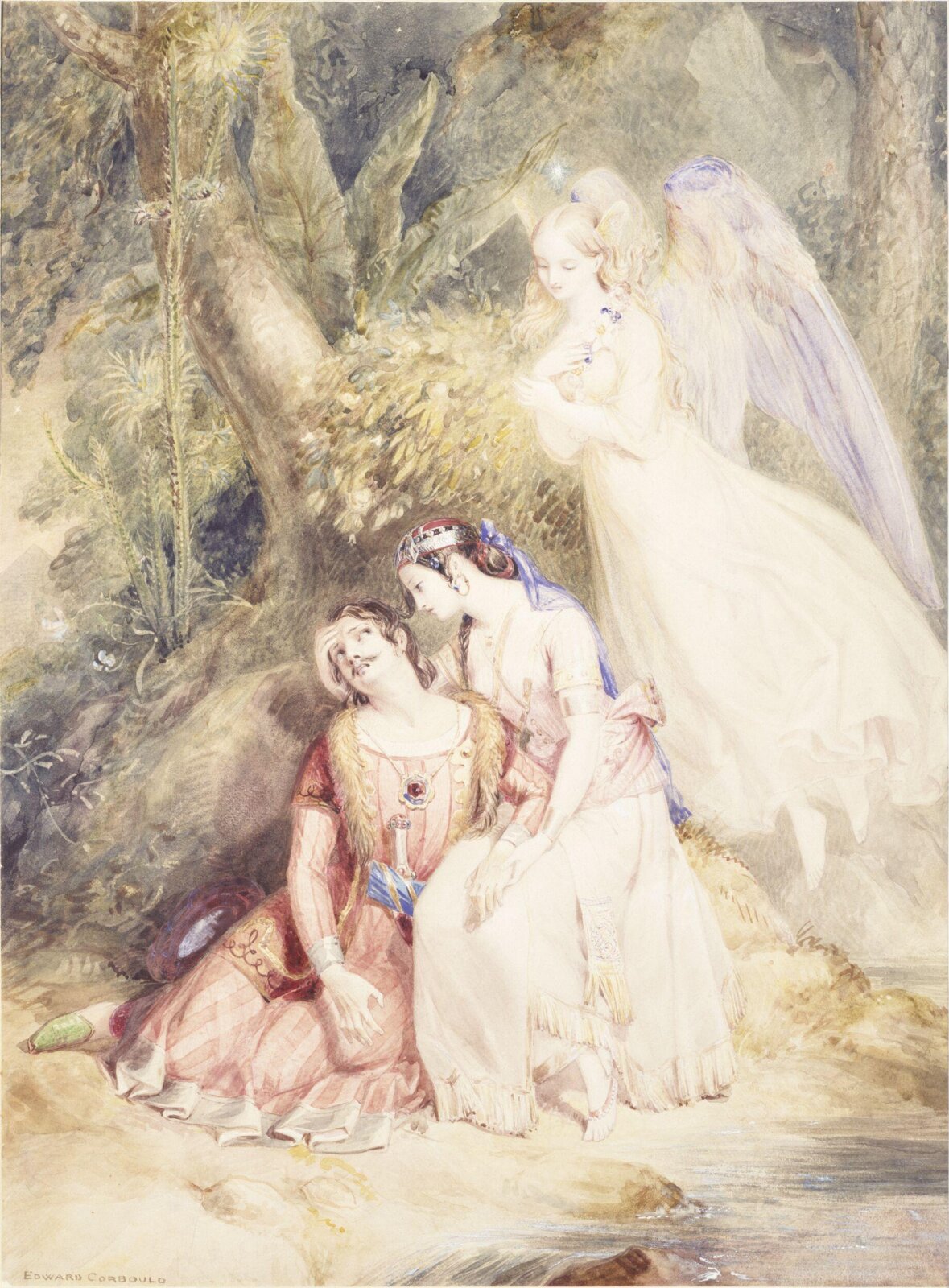 The Peri's First Pilgrimage, Edward Corbould, 02/1838