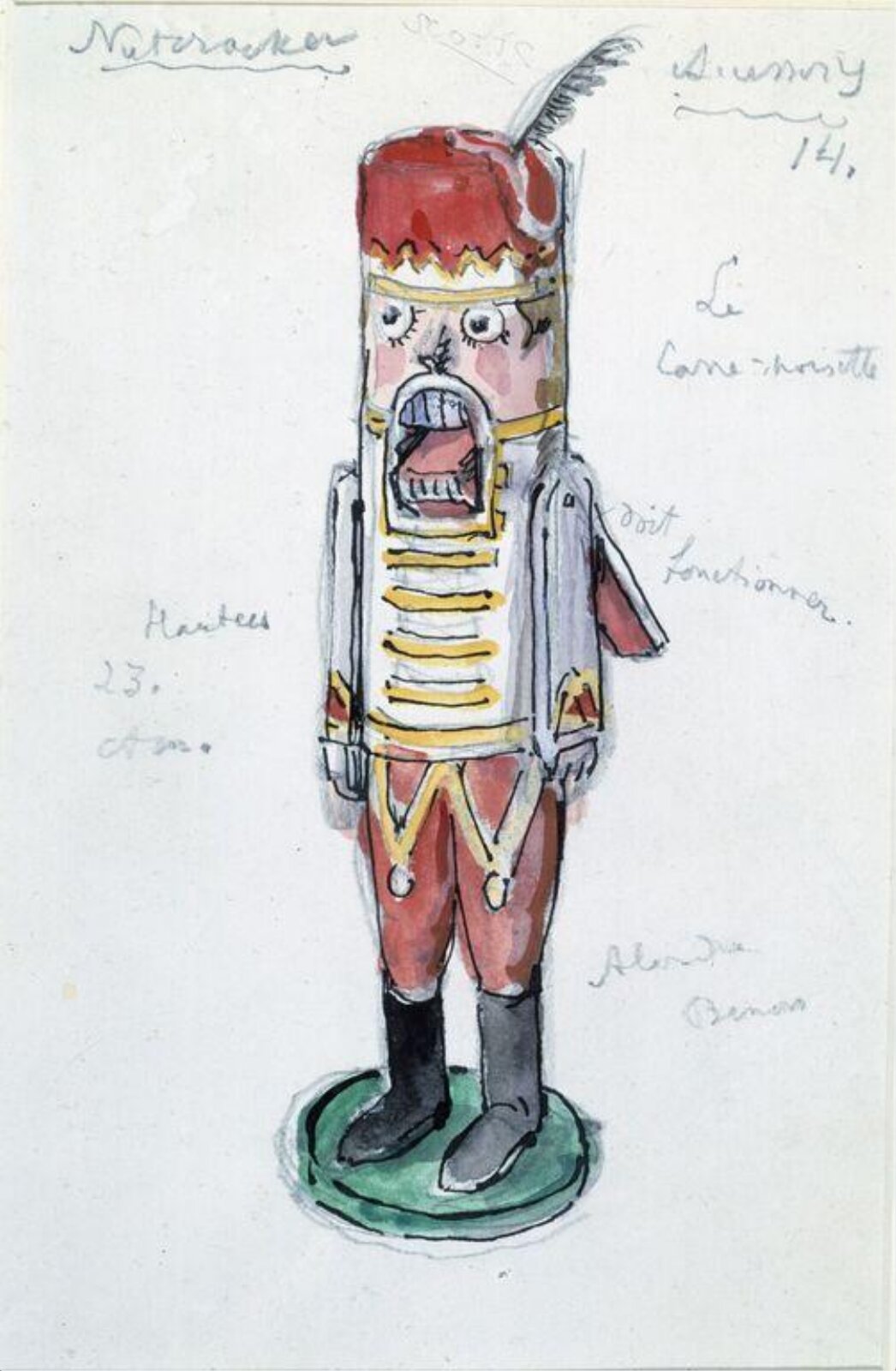 Design for the Nutcracker in <i>Nutcracker</i>, Benois, 1957