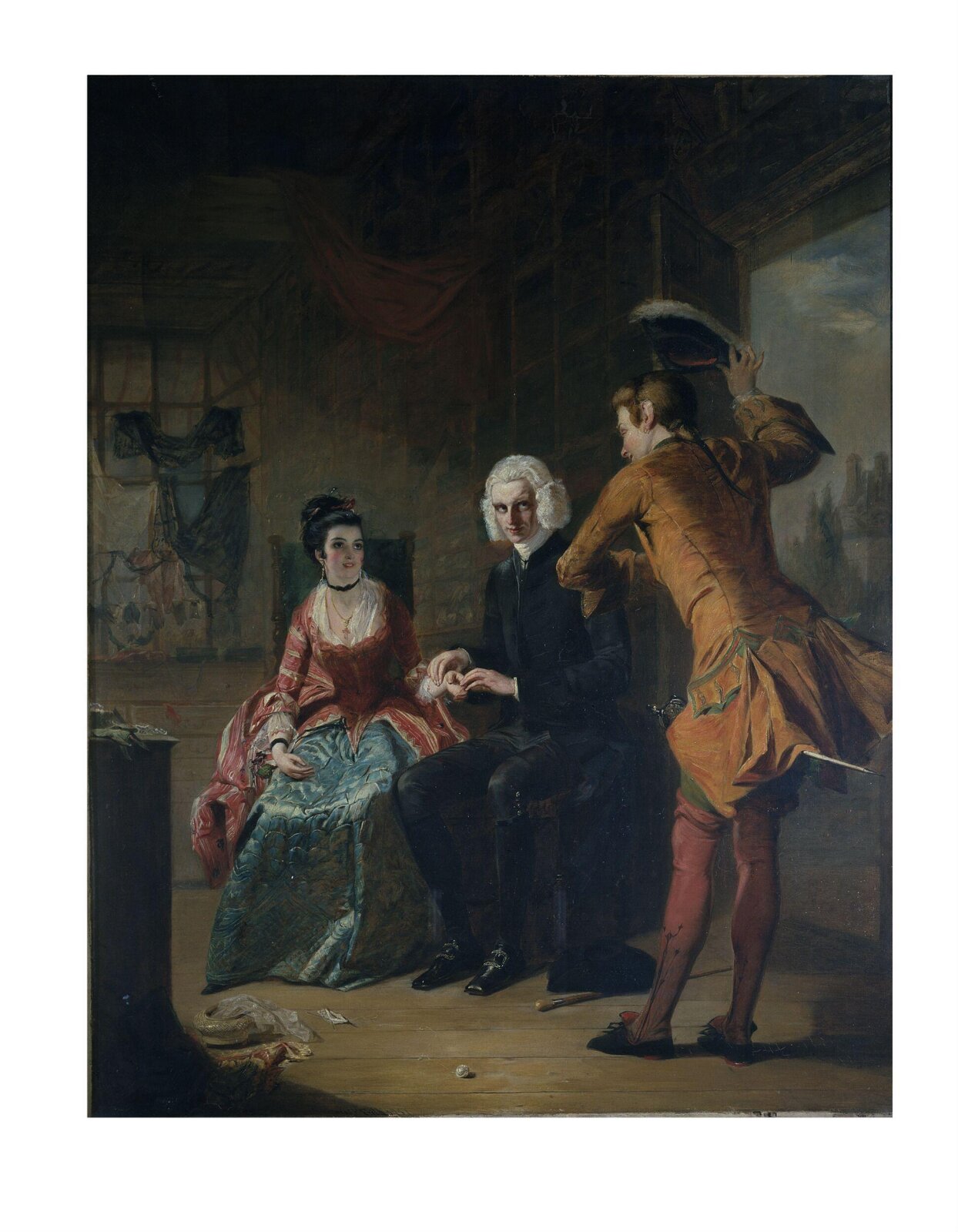 Scene from <i>A Sentimental Journey</i>, William Powell Frith, 1841