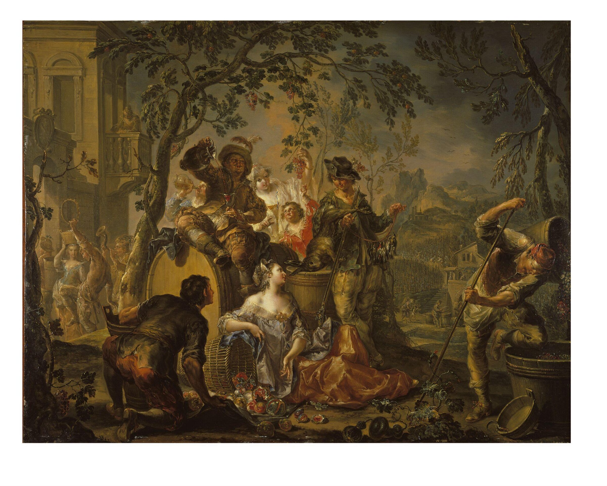 Autumn, Иоганн Георг Платцер, начало XVIII — середина XVIII века