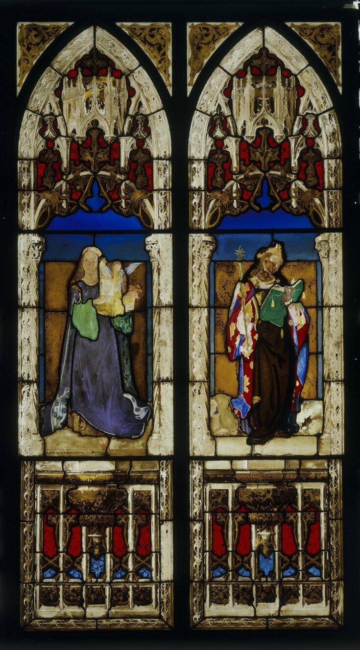 St. Cecilia and St. Agnes image