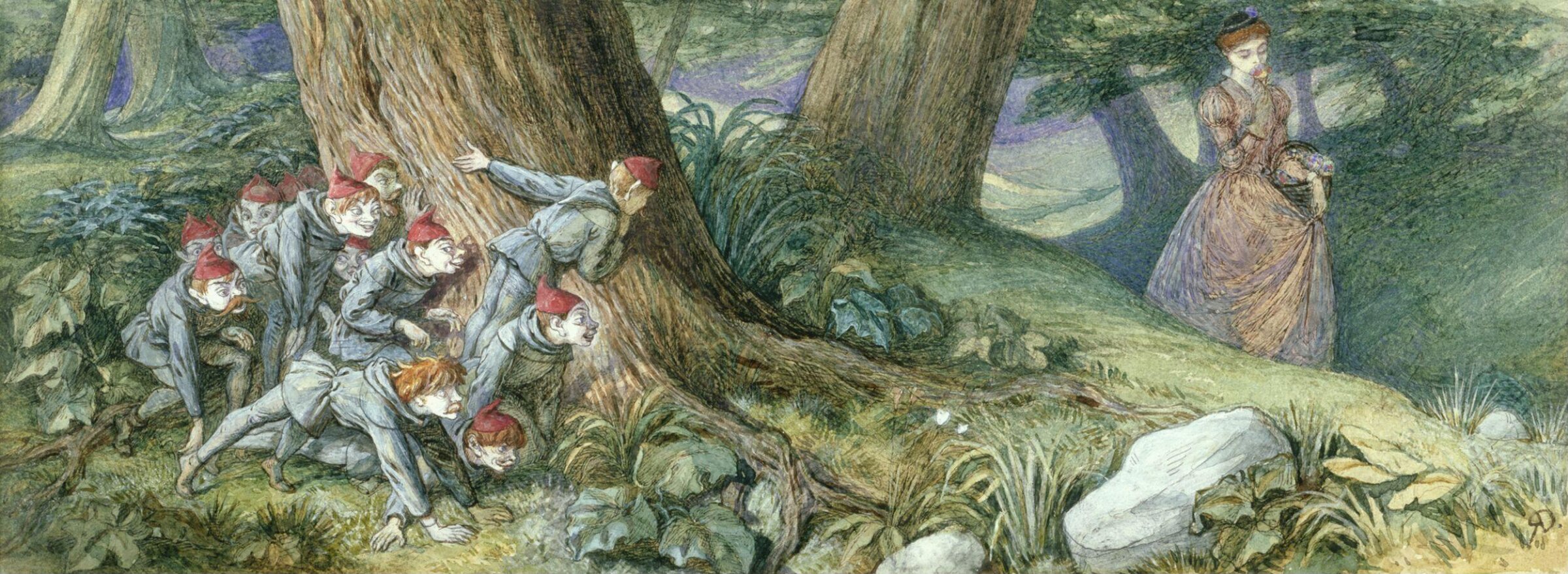 Painting, Richard Doyle, 1840-1880