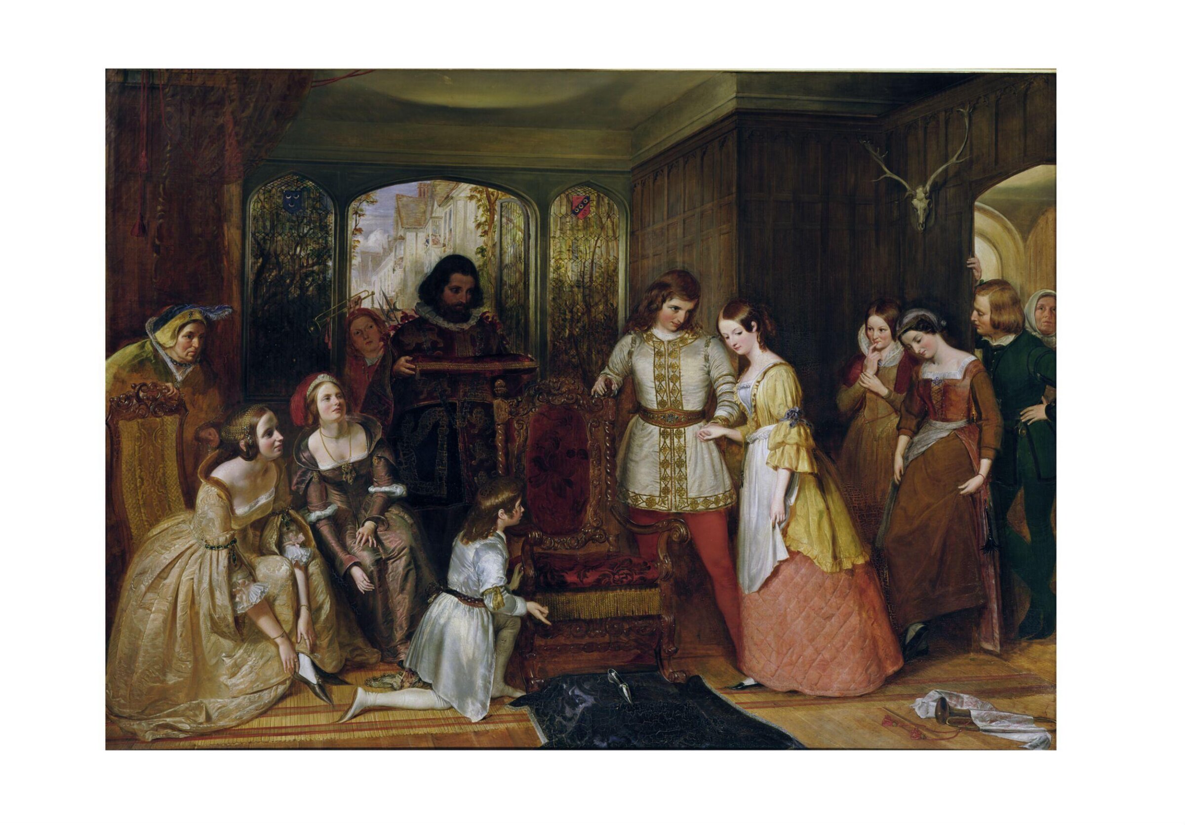 Cinderella About to Try on the Glass Slipper, Richard Redgrave, ca. 1842