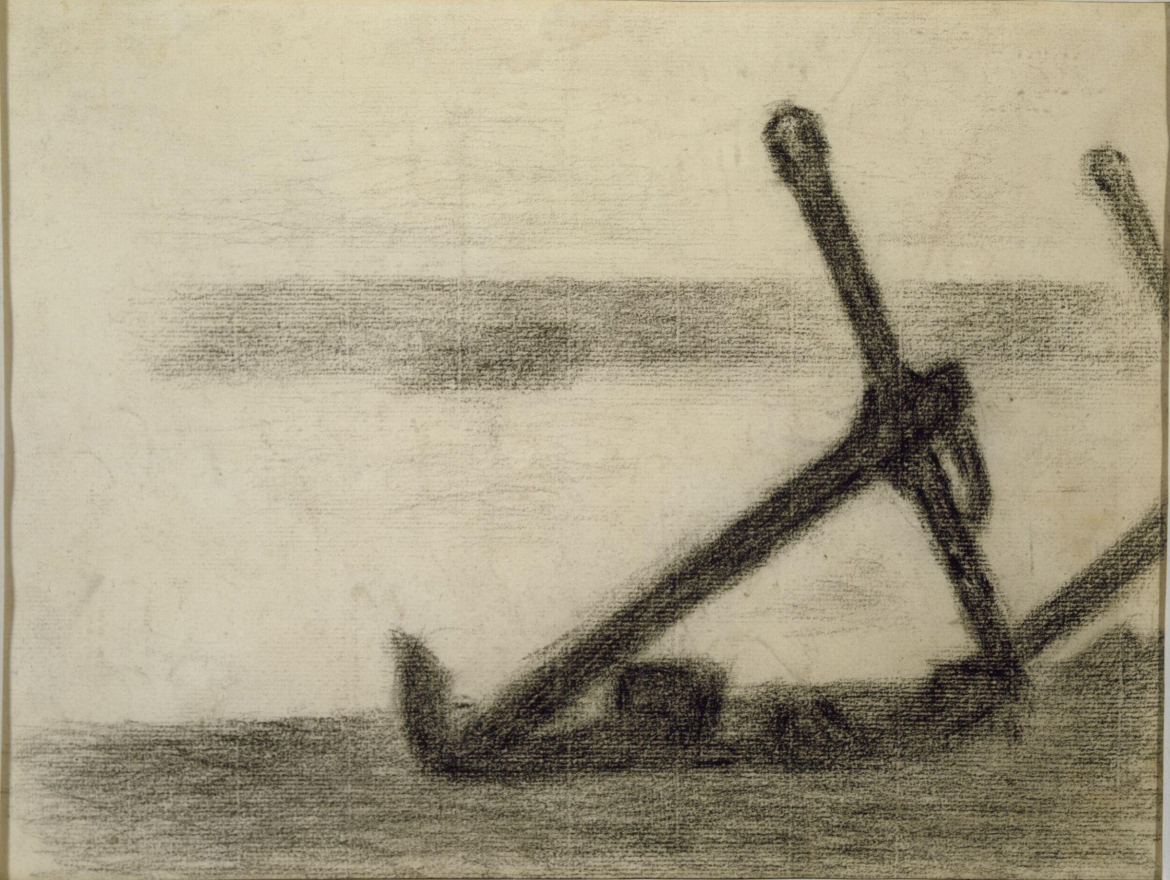 Study for The Channel at Gravelines, Evening, Georges Seurat, 1890