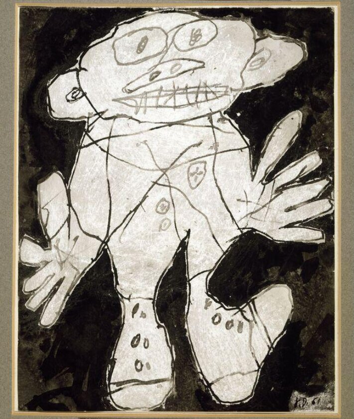 Pavois D'oreilles (1961) by Jean Dubuffet