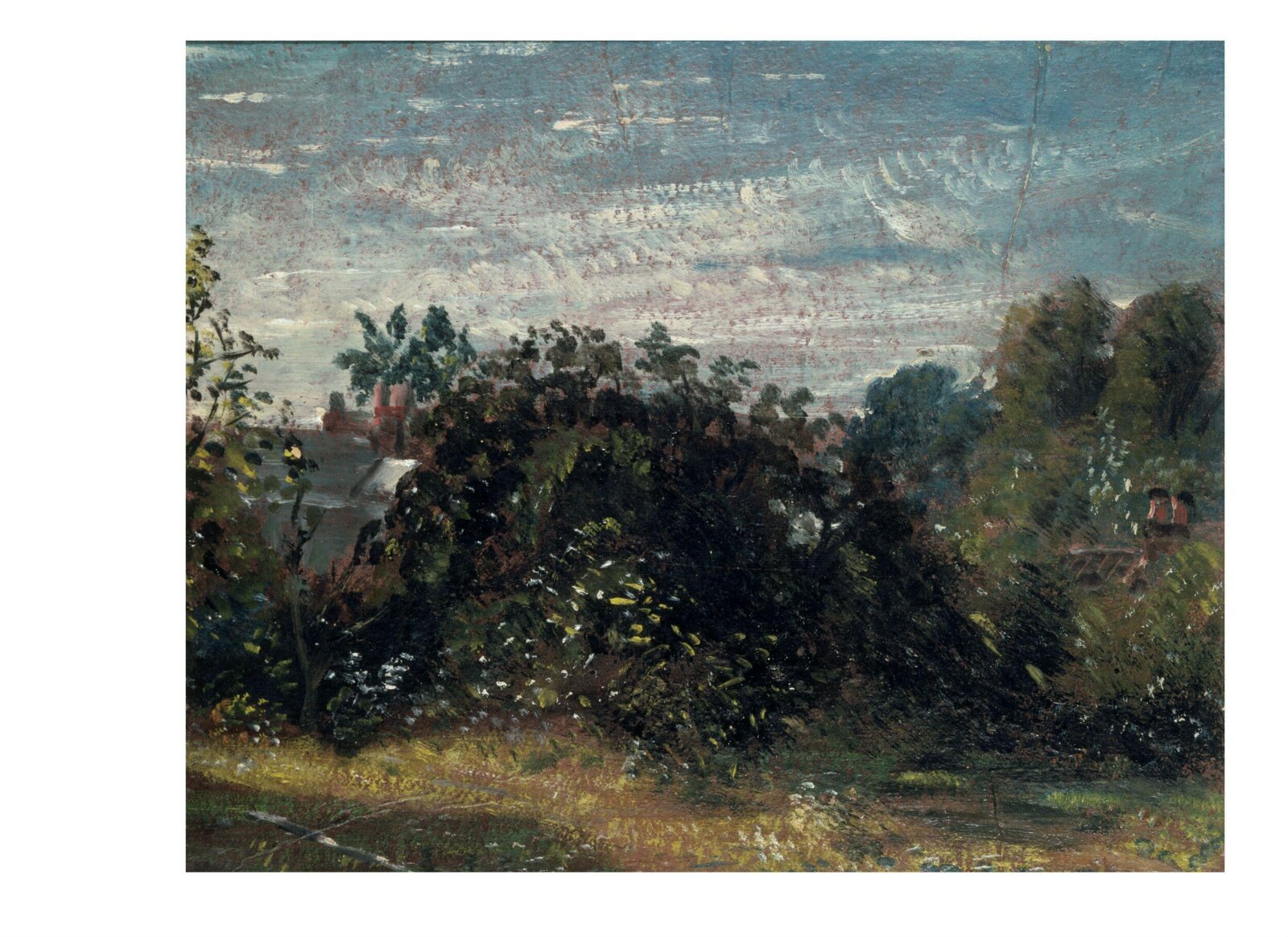 Study of Sky and Trees at Hampstead, John Constable, 2 October 1821