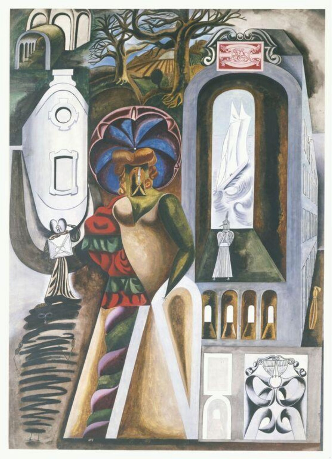 Surrealist Composition, Edward Burra, ca. 1934