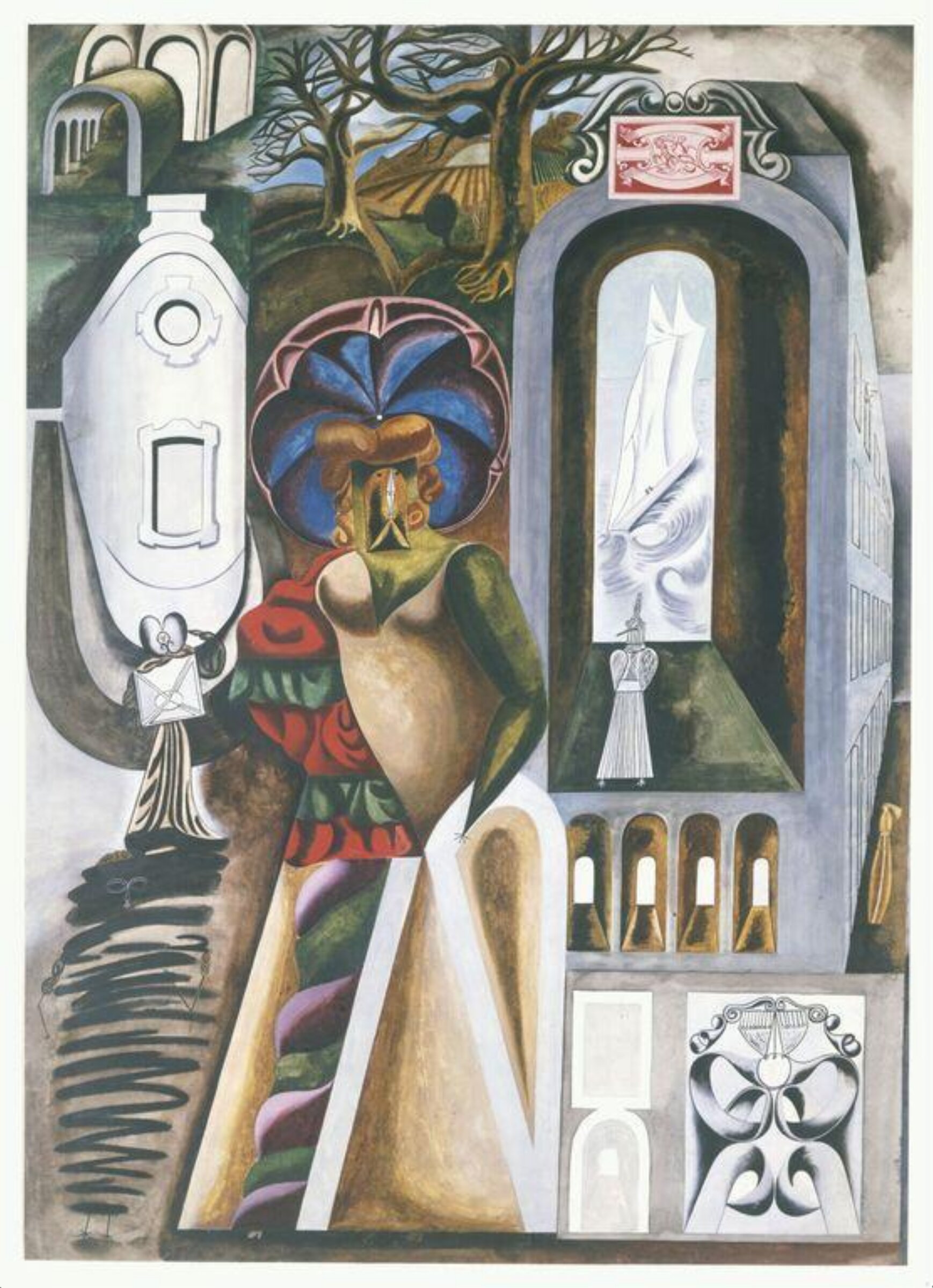 Surrealist Composition, Edward Burra, ca. 1934