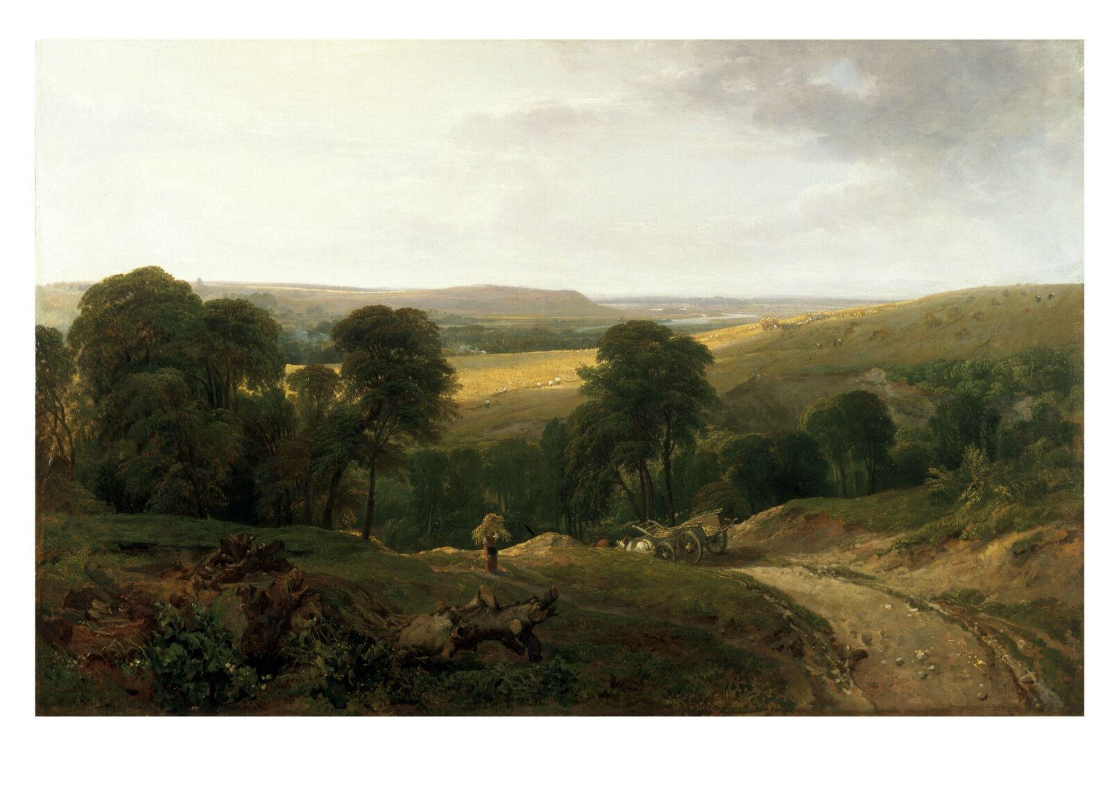 Landscape with Waggon, Peter De Wint, ca. 1807-1849