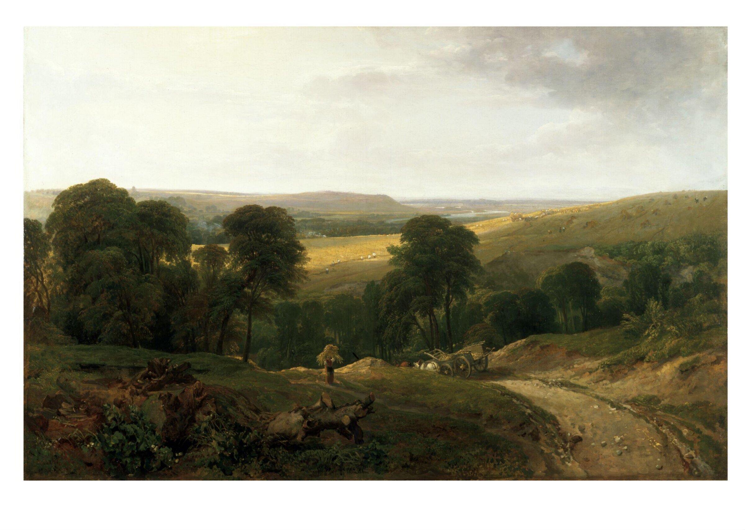 Landscape with Waggon, Peter De Wint, ca. 1807-1849
