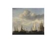 A Kaag, pont, states yacht and other vessels under sail over a wide sea thumbnail 2