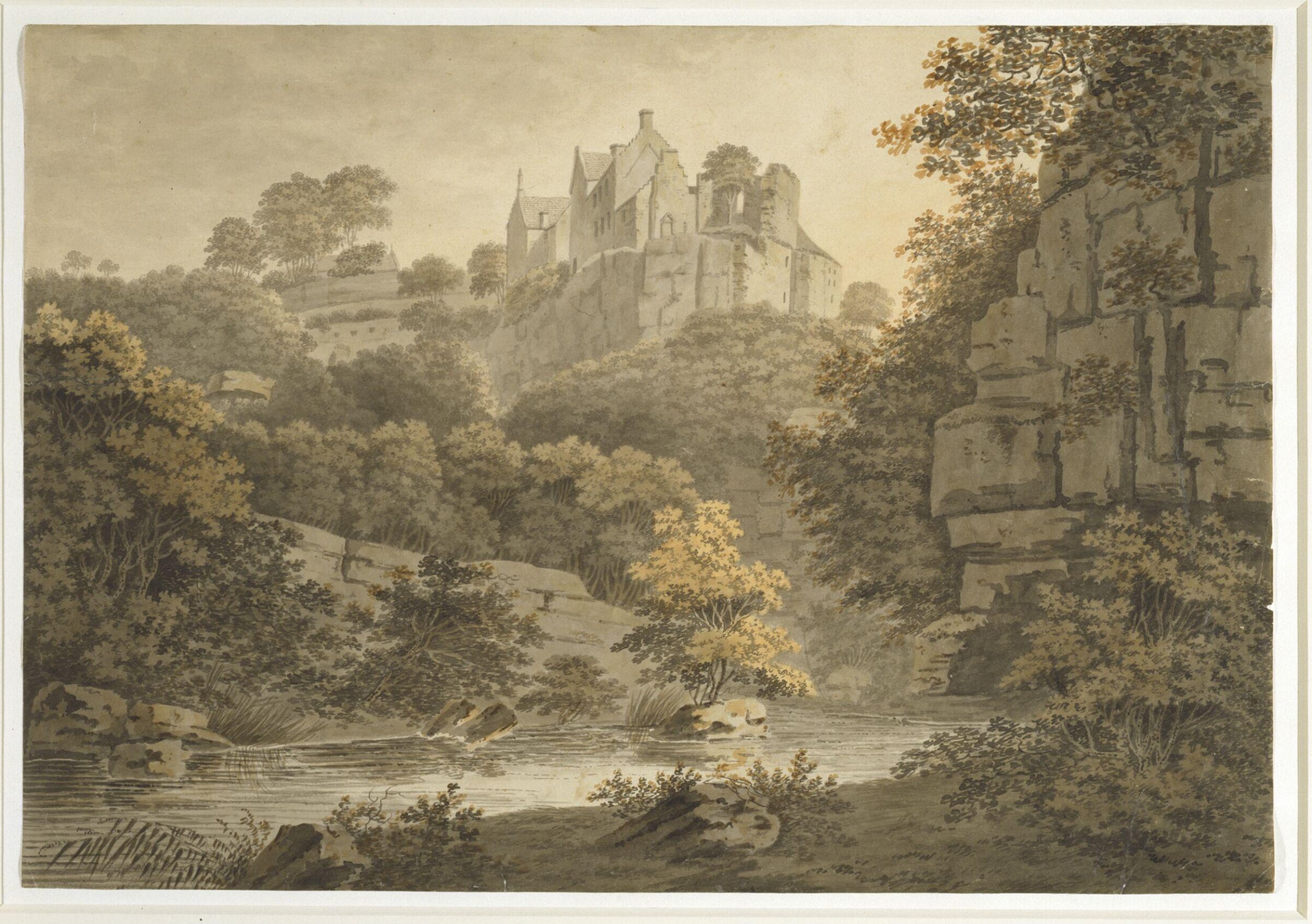 Watercolour, James Bourne, 1773-1854