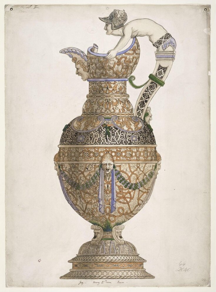 Design for an ewer top image