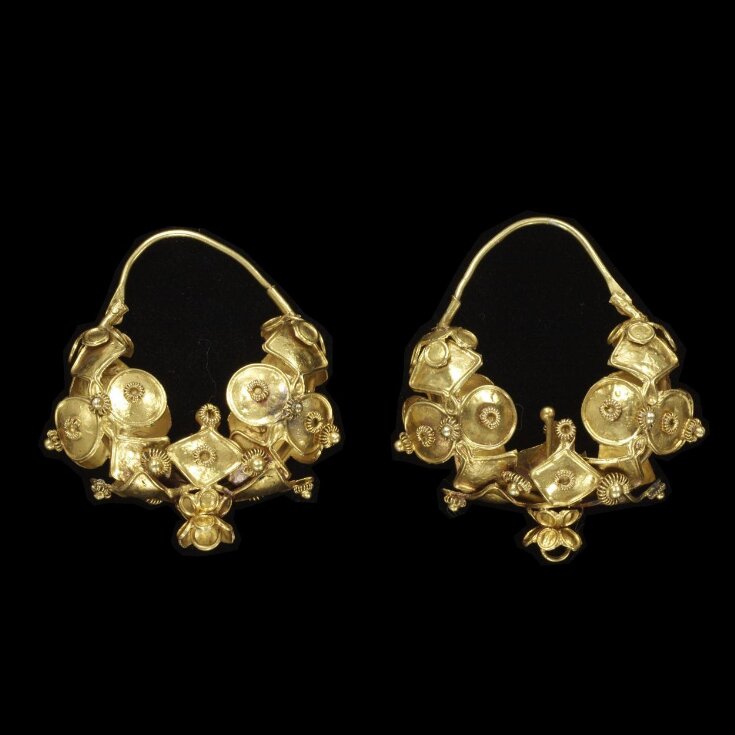 Pair of Earrings | unknown | V&A Explore The Collections