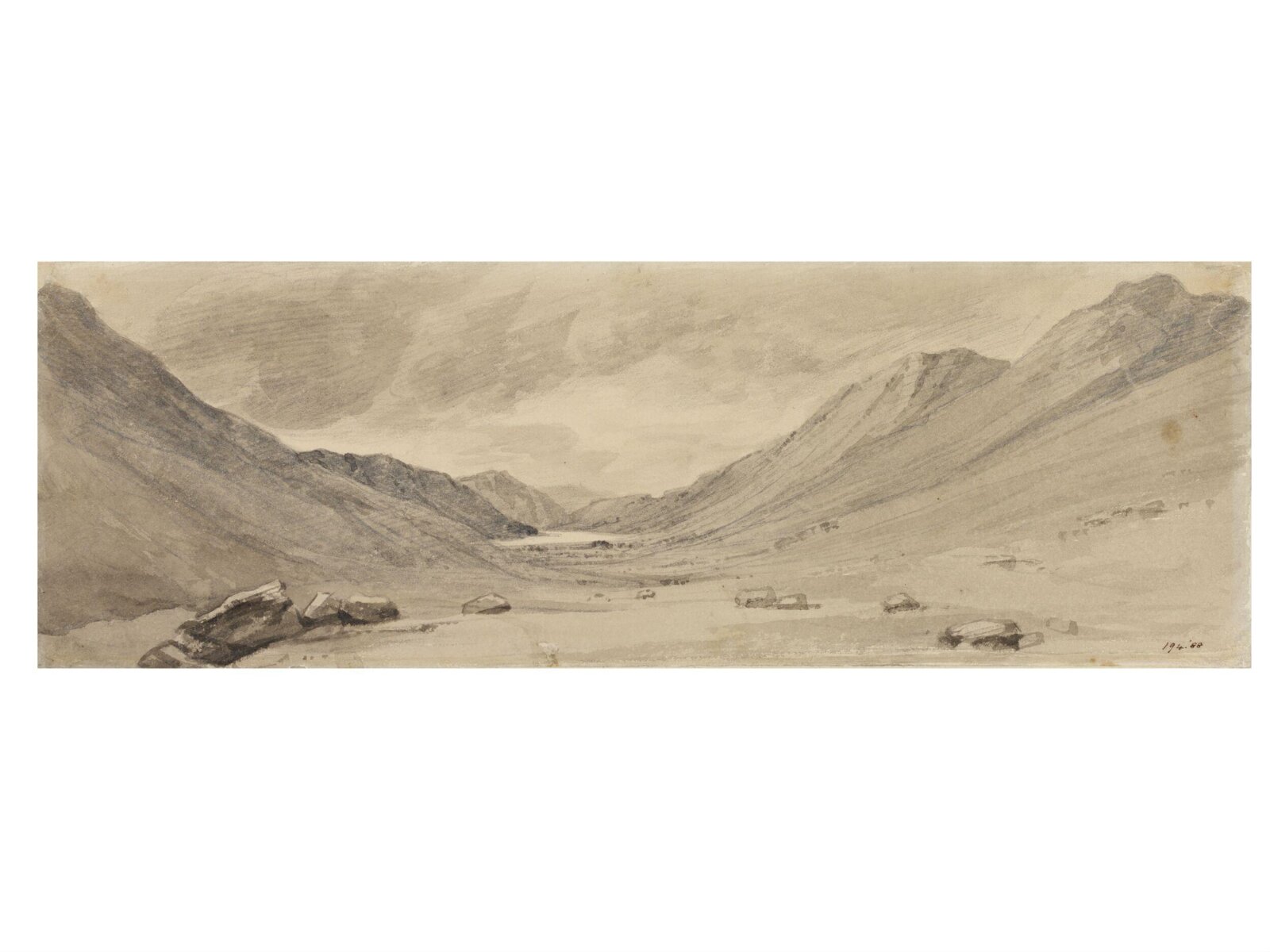 Leathes Water (Thirlmere), John Constable, 1806
