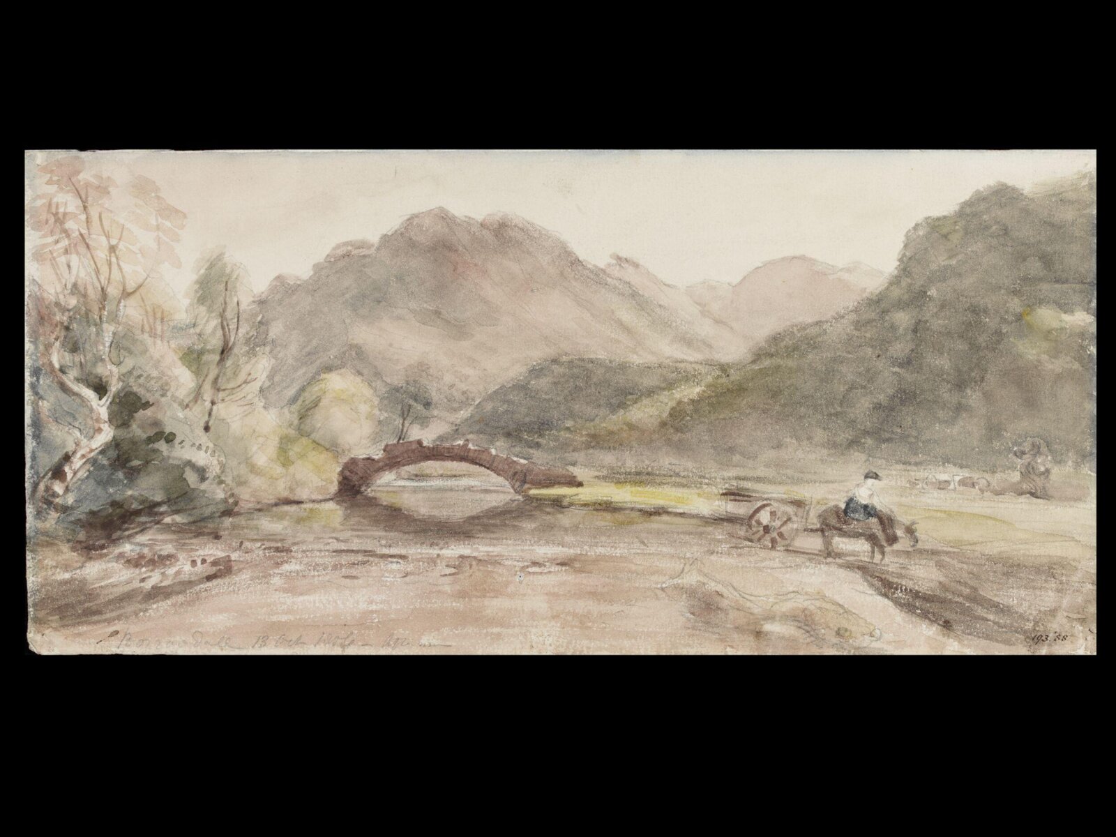View in Borrowdale, John Constable, 13 October 1806