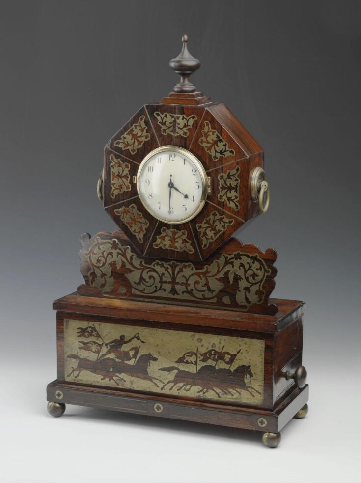'The Courier of St. Petersburg' mantelpiece clock top image