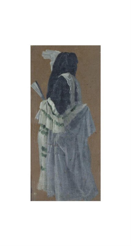 A Lady Holding a Fan