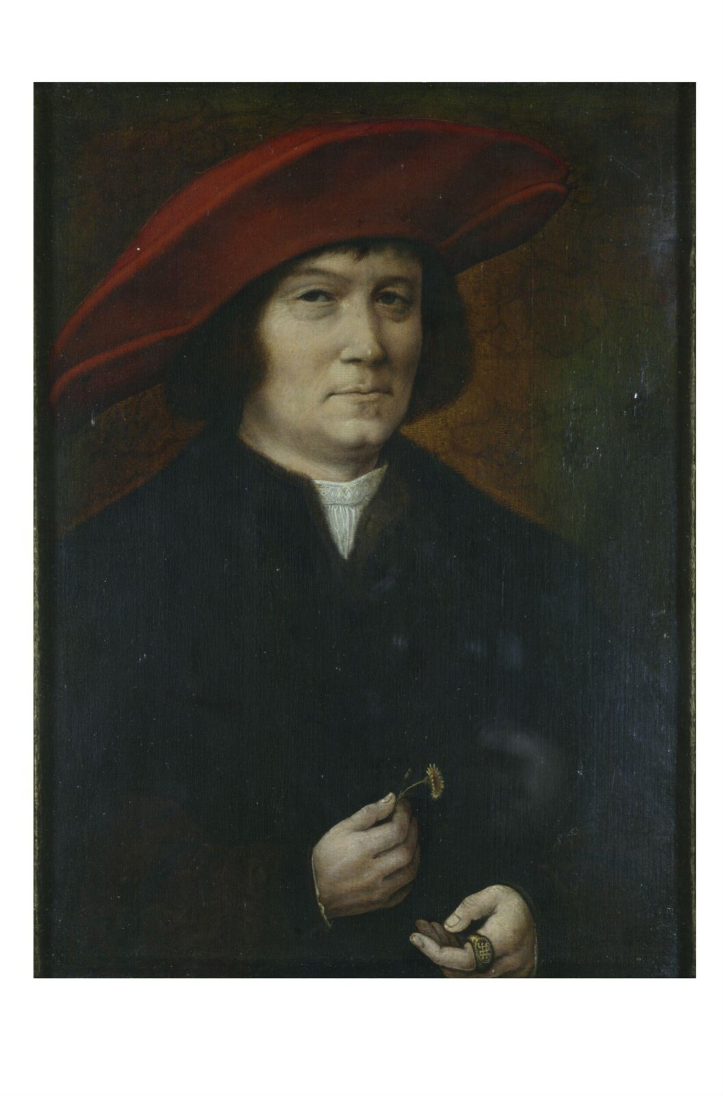 A man in a red hat, Bartholomäus Bruyn, ca. 1530