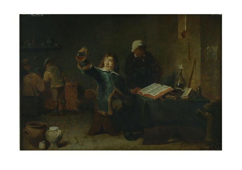 A Chemist in His Laboratory