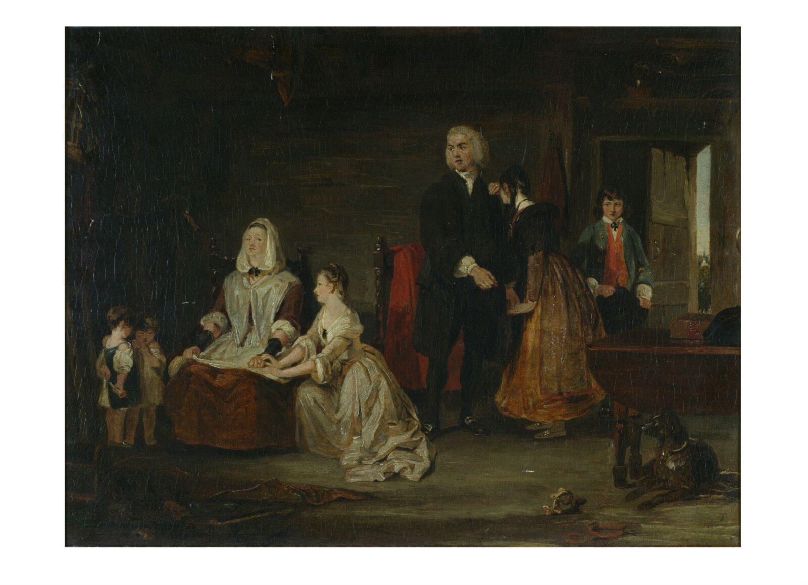 Olivia's Return, Gilbert Stuart Newton, ca. 1828