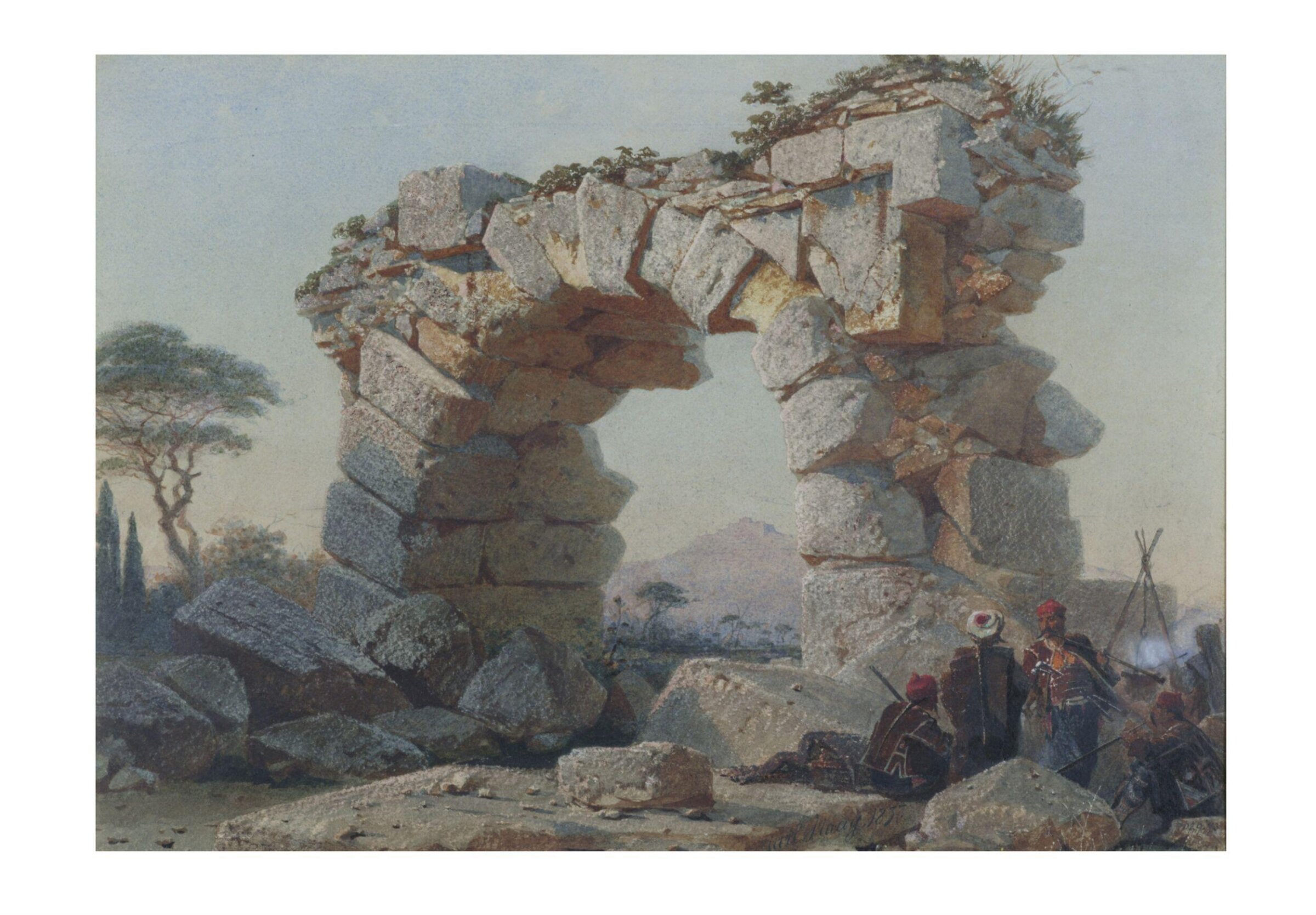 Roman Arch at Spalato, Haag, 1857