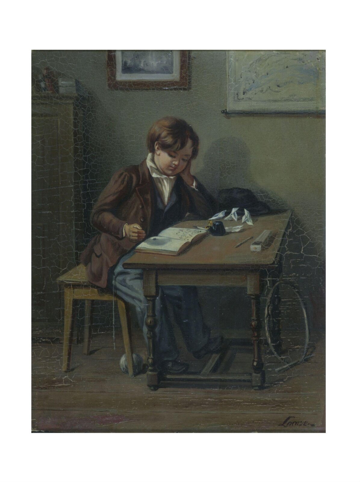 The Young student, Pierre Lacaze, ca. 1840-1850