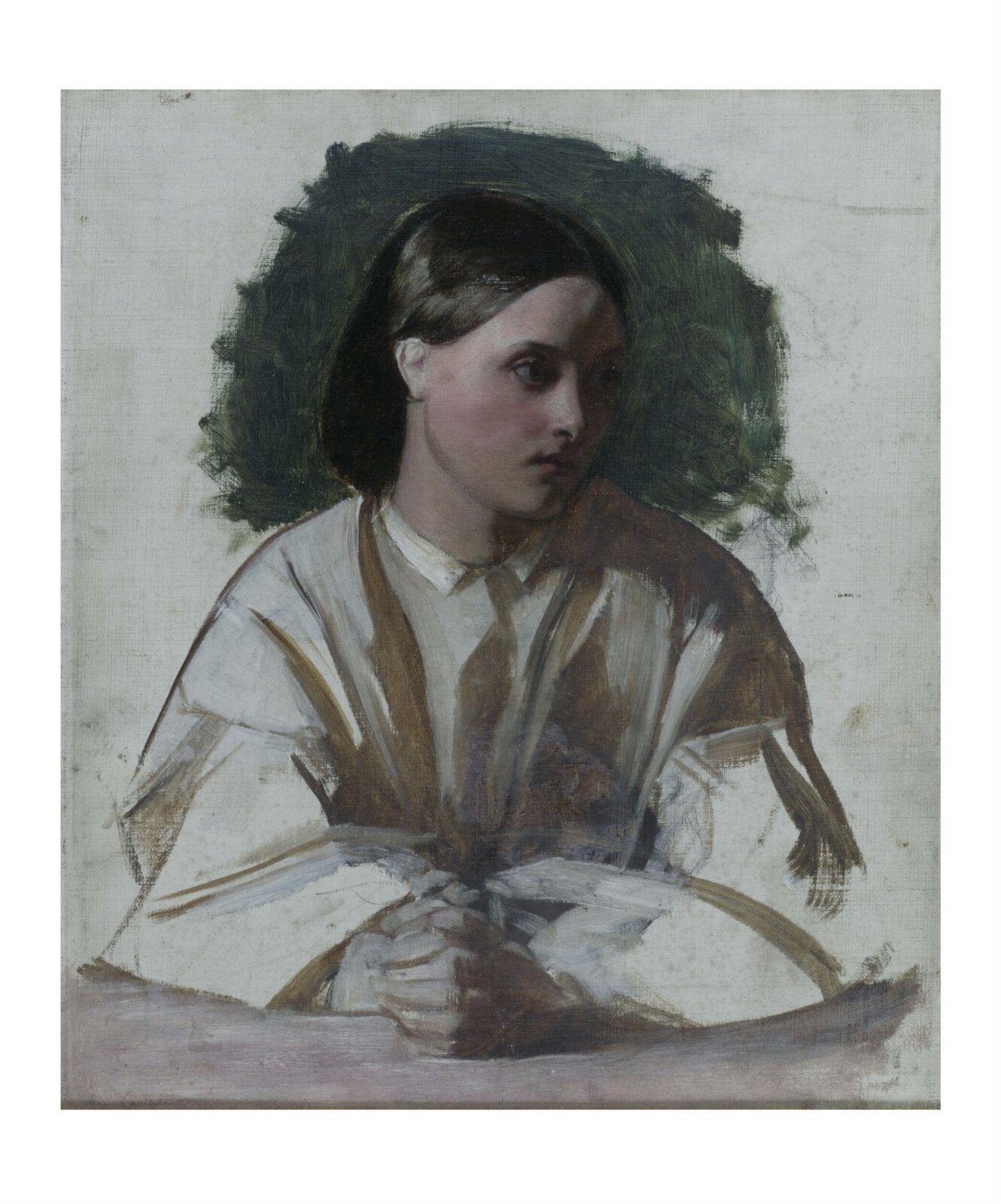 A Girl with clasped hands, Augustus Leopold Egg, ca. 1835-1863
