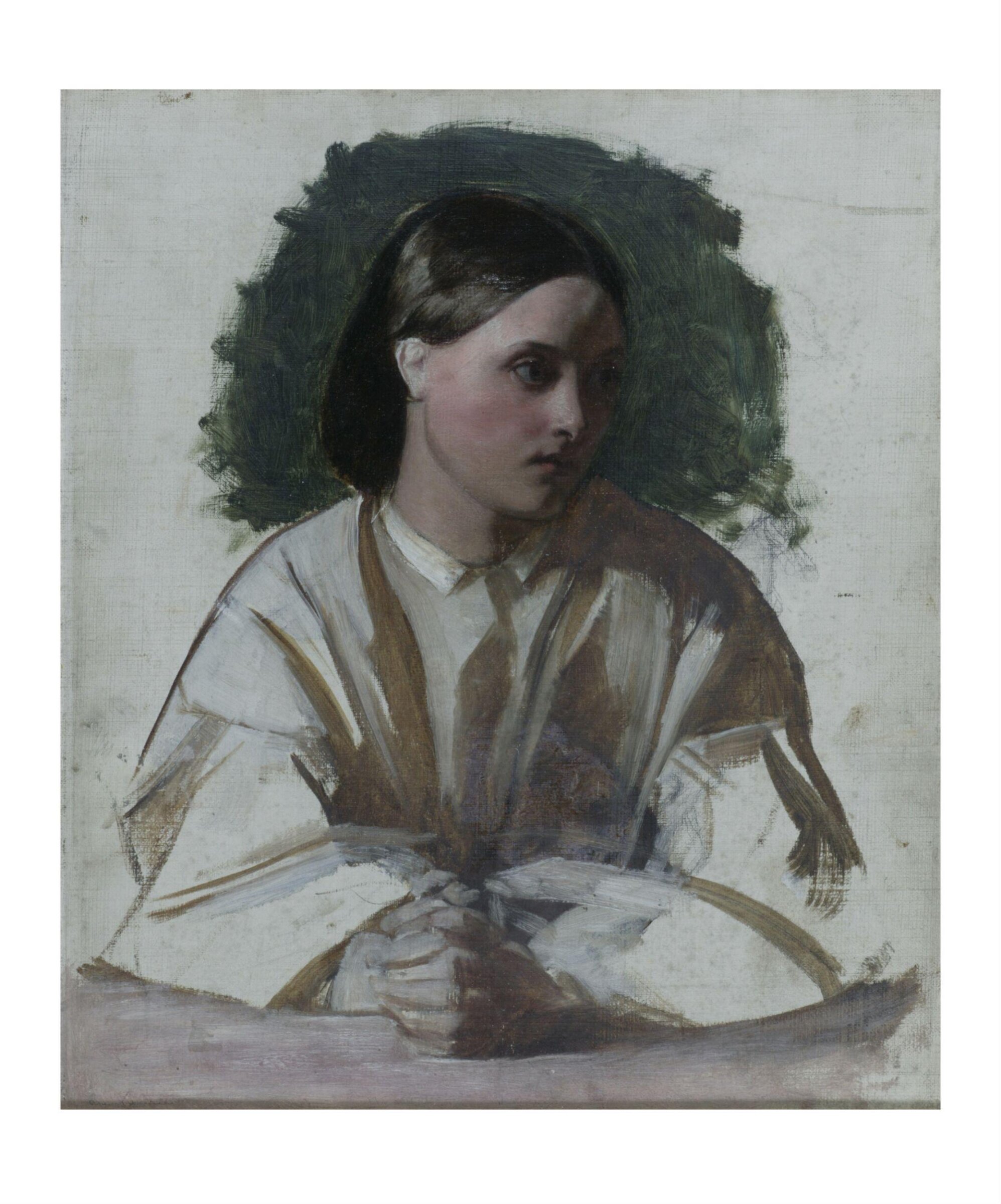 A Girl with clasped hands, Augustus Leopold Egg, ca. 1835-1863