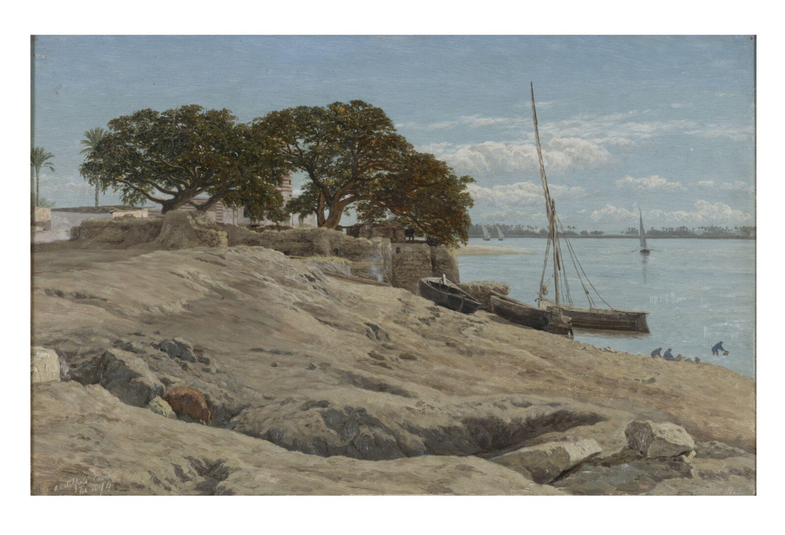 On the Nile near Cairo, Arthur Ditchfield, 1874