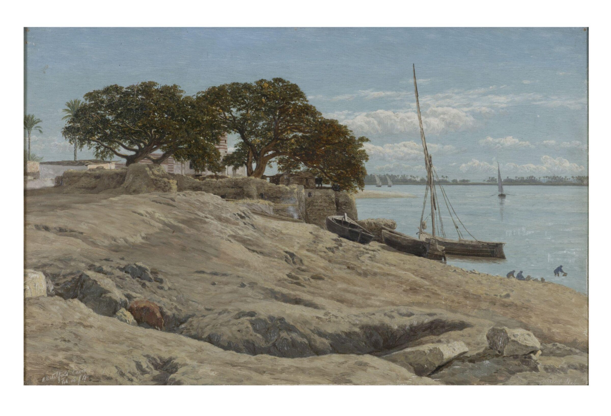 On the Nile near Cairo, Arthur Ditchfield, 1874