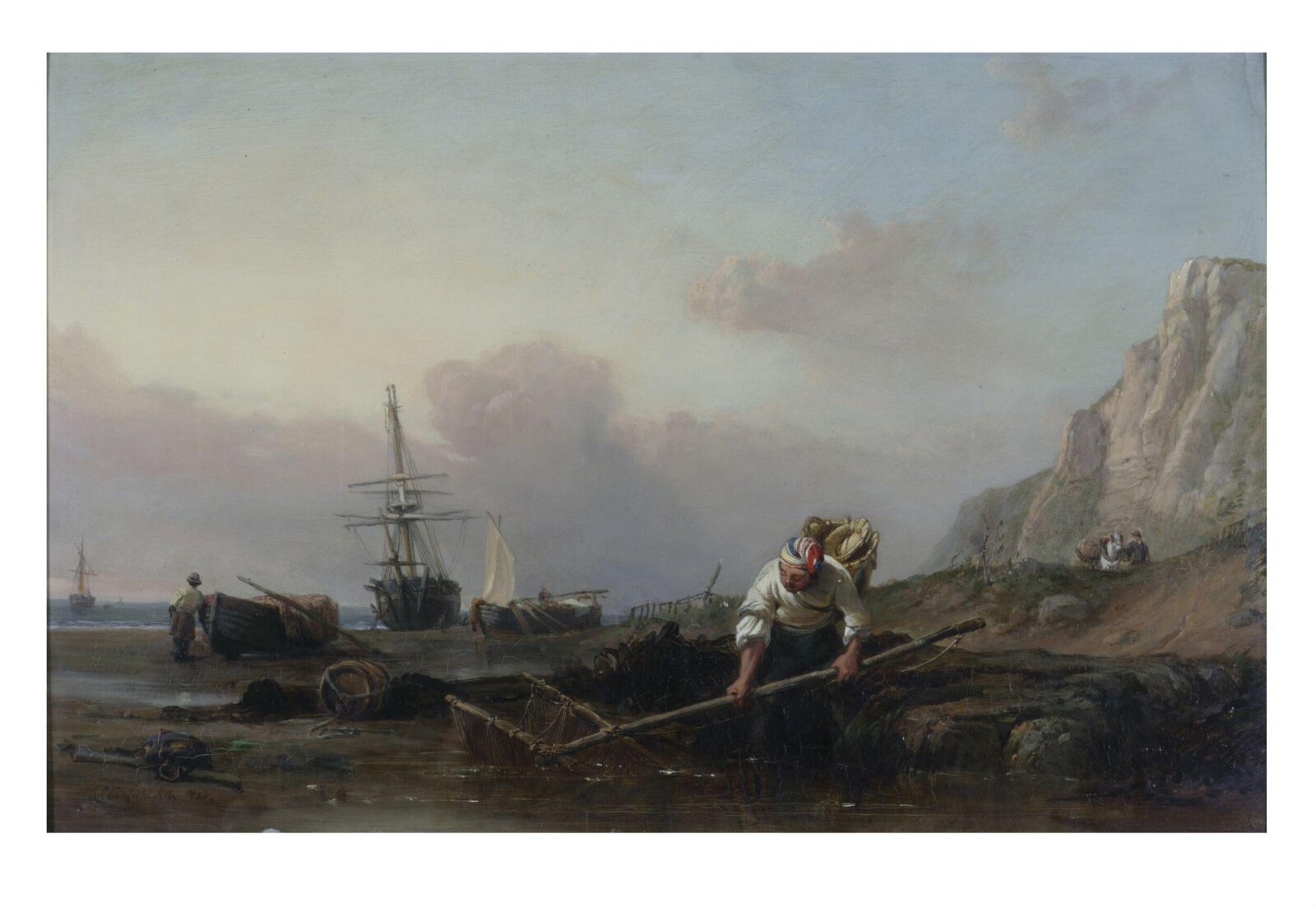 Shrimping, Clarkson Stanfield, 1848