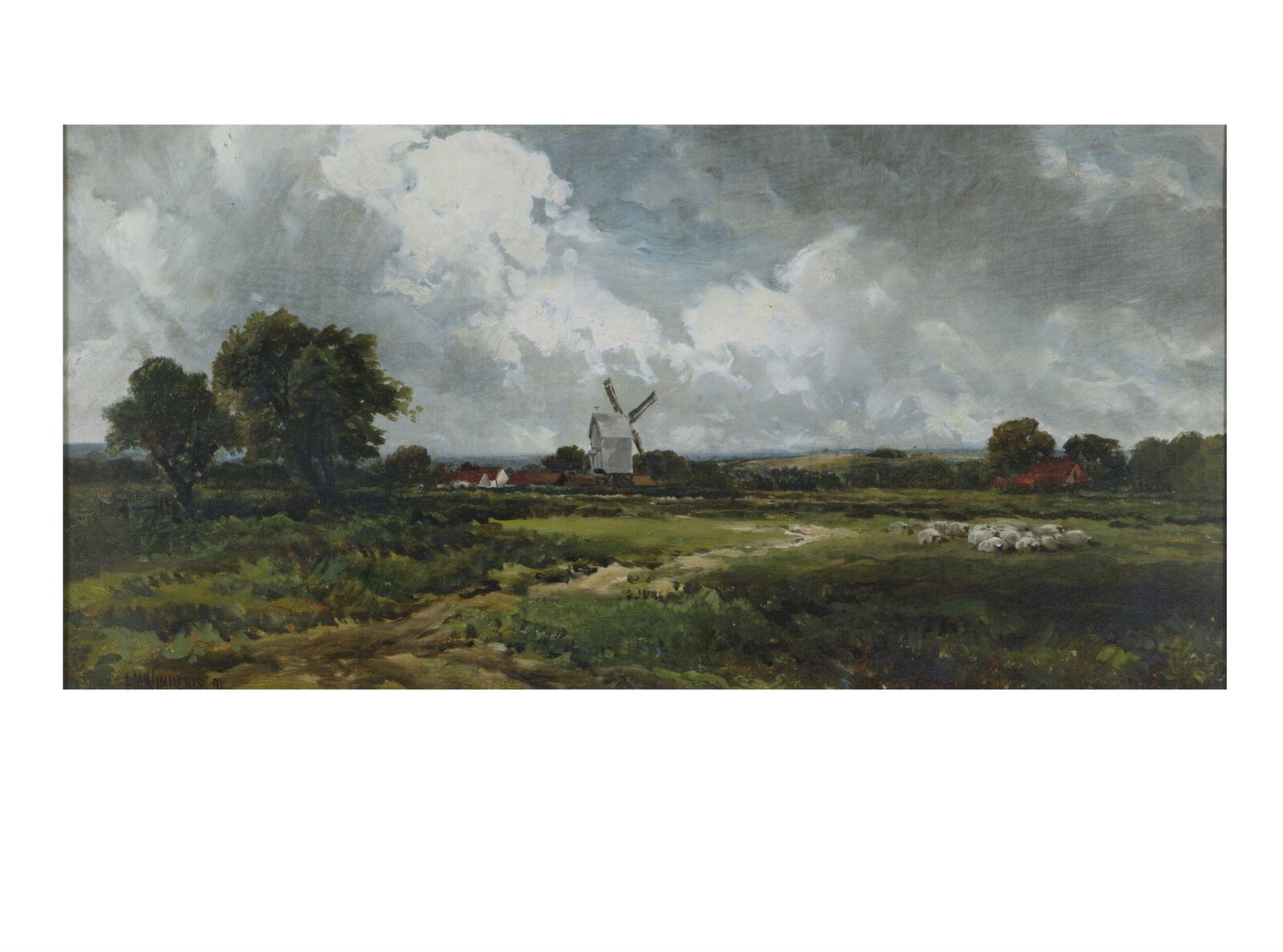 Landscape with Windmill, Edmund Morison Wimperis, 1891