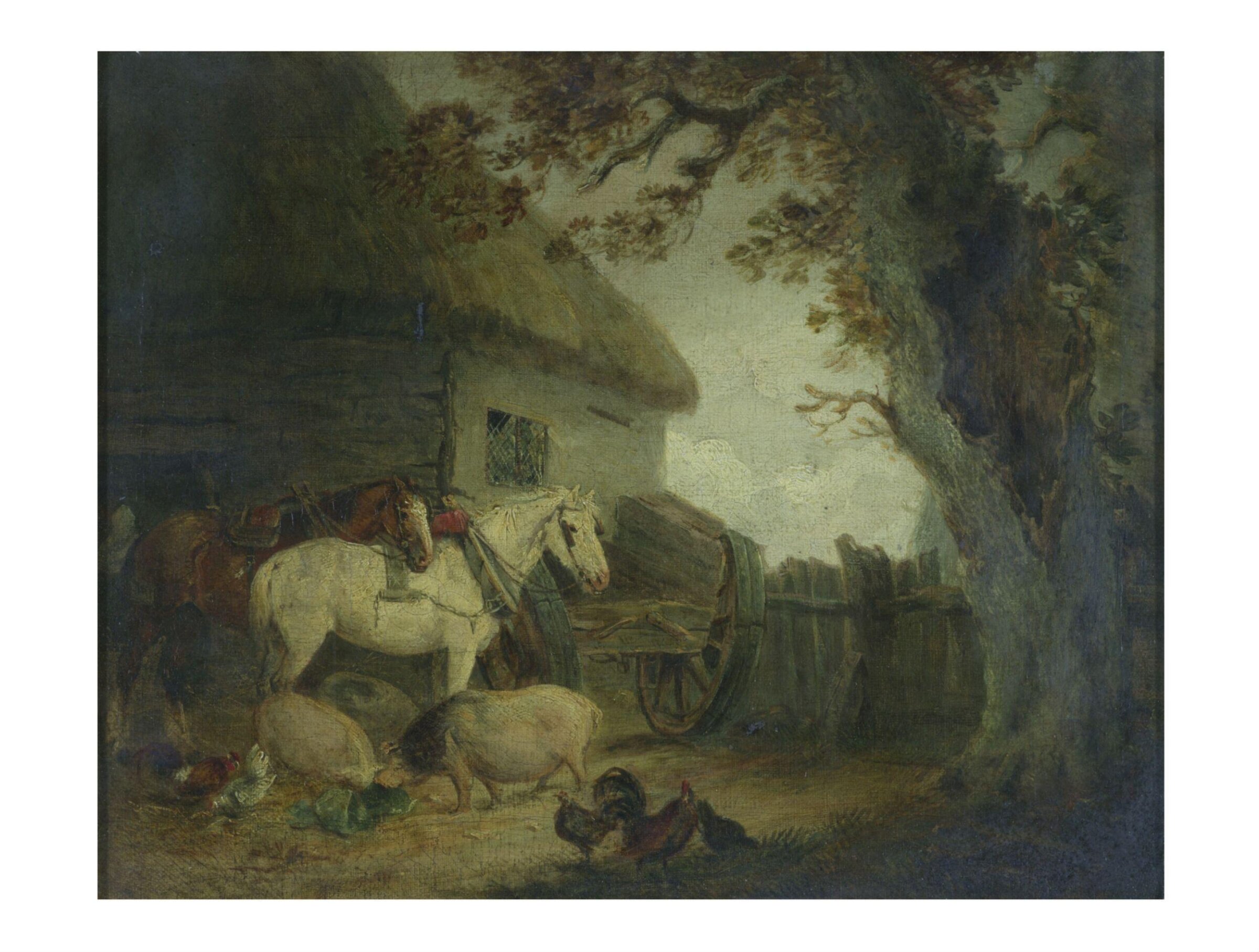 A Farmyard, George Morland, 19th century