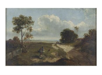 Heath Scene with Figures