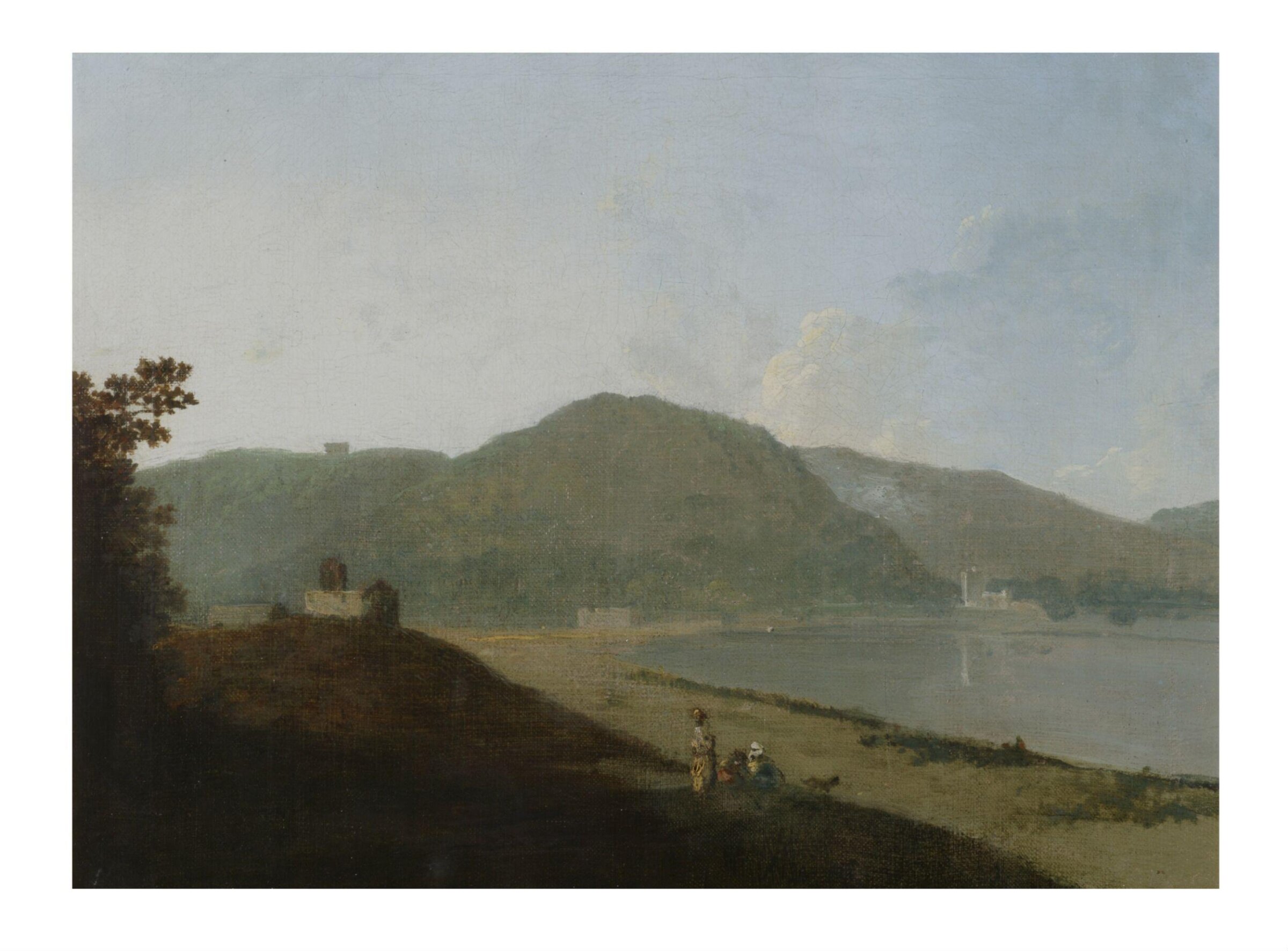 The Lago d'Agnano, near Naples (formerly called 'Italian Lake Scene', Richard Wilson, 1735-1782