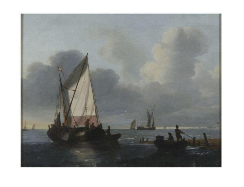 Putting to Sea (1695) by Wigerus Vitringa