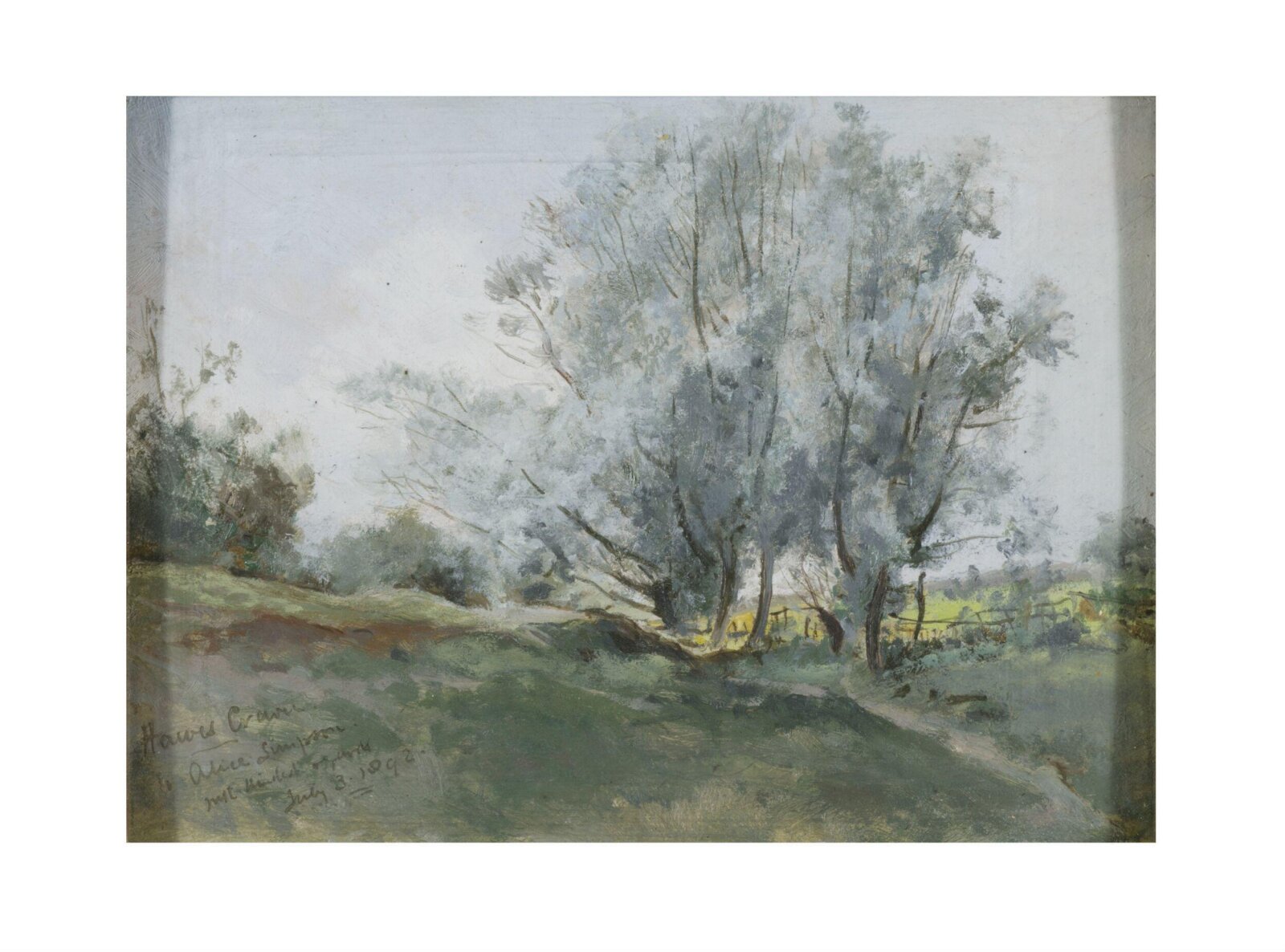 Landscape with Trees, Hawes Craven, ca. 1892