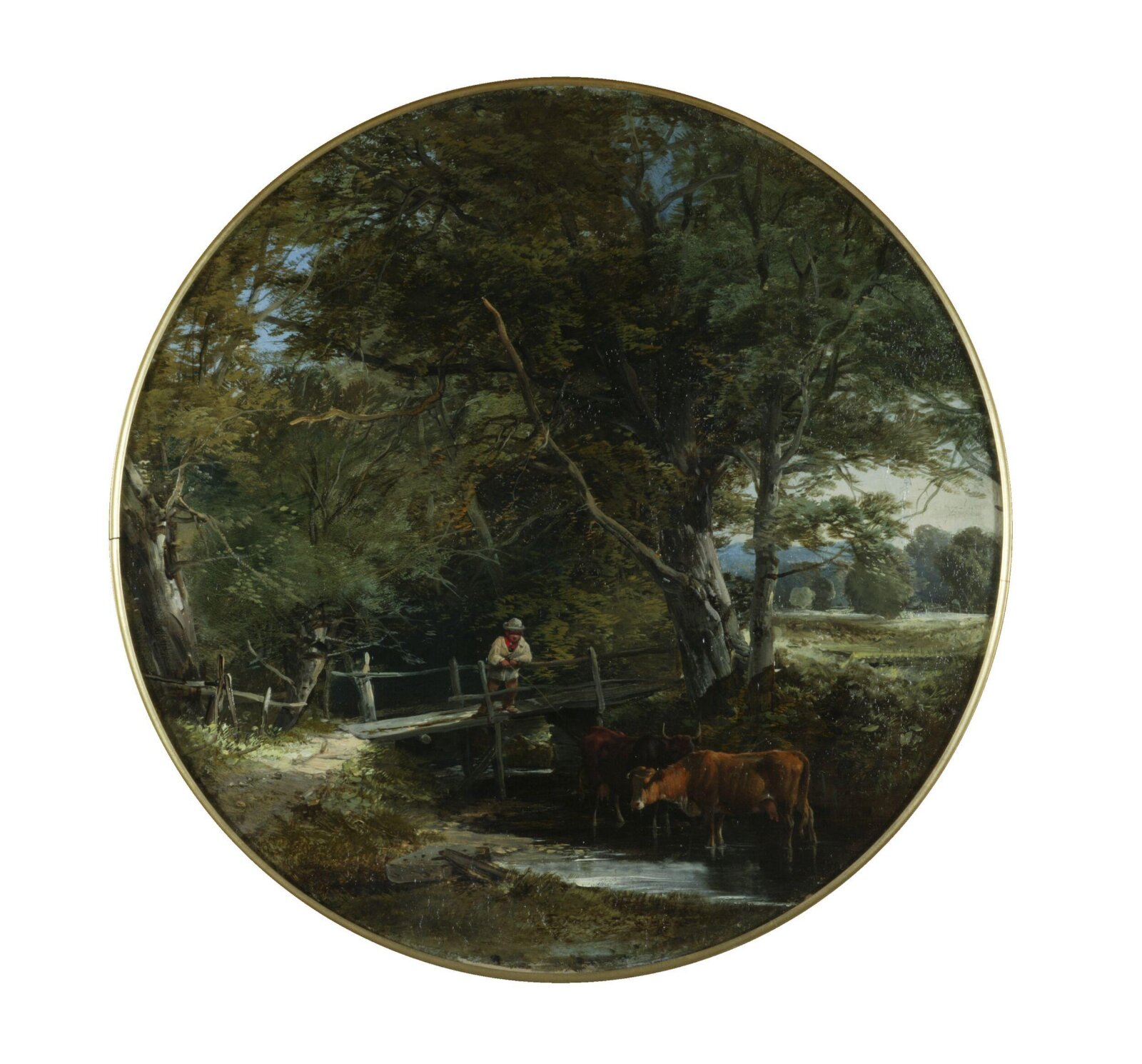 The Foot Bridge, Henry Jutsum, ок. 1865