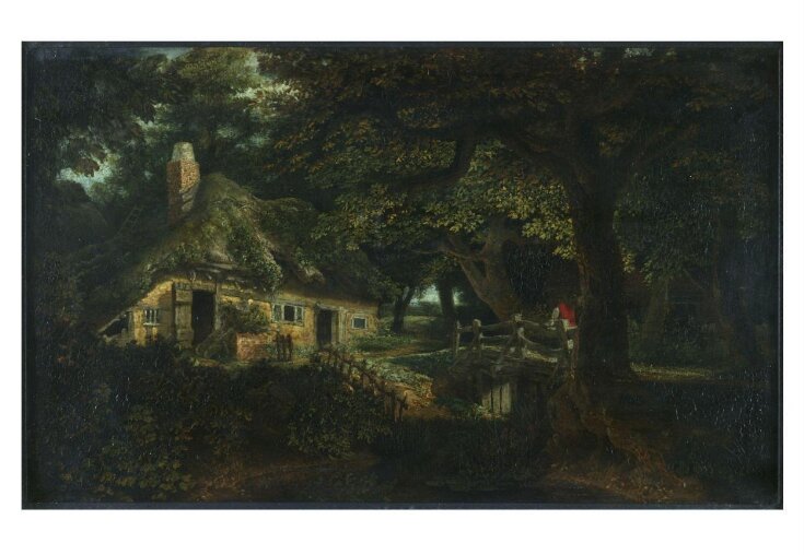 Landscape with cottage top image