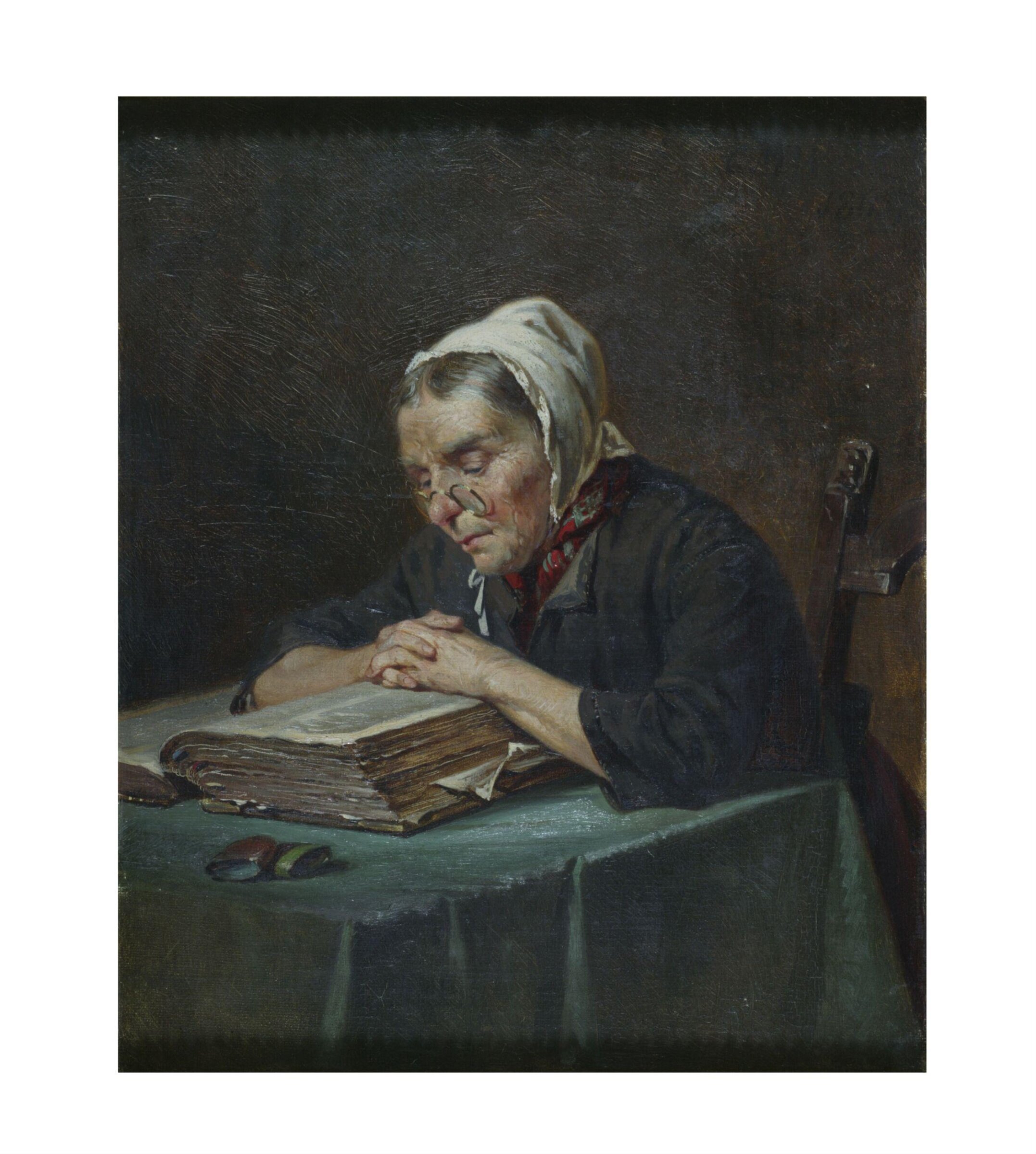 The Family Bible, Charles Meer Webb, 1860s