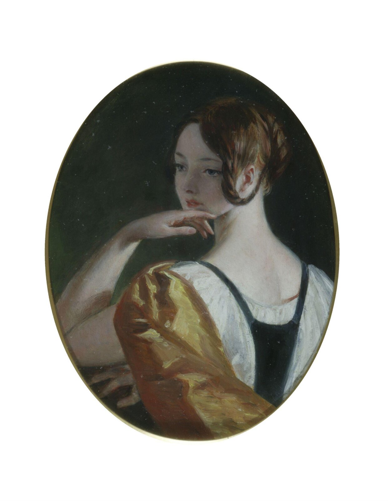 A Female head, Charles Robert Leslie, ca. 1840