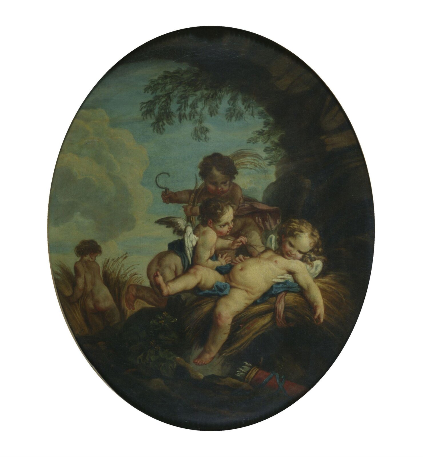 L'Amour Moissonneur, after François Boucher, mid 19th century