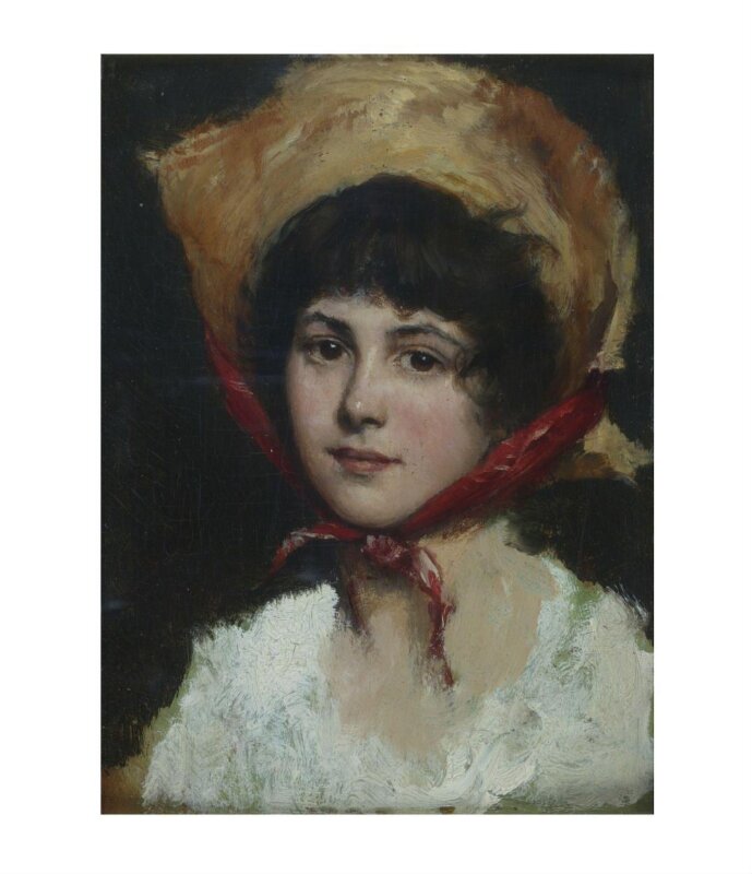 Head of a young girl
