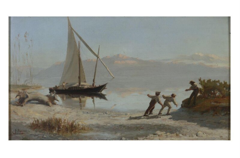 Hauling the boat