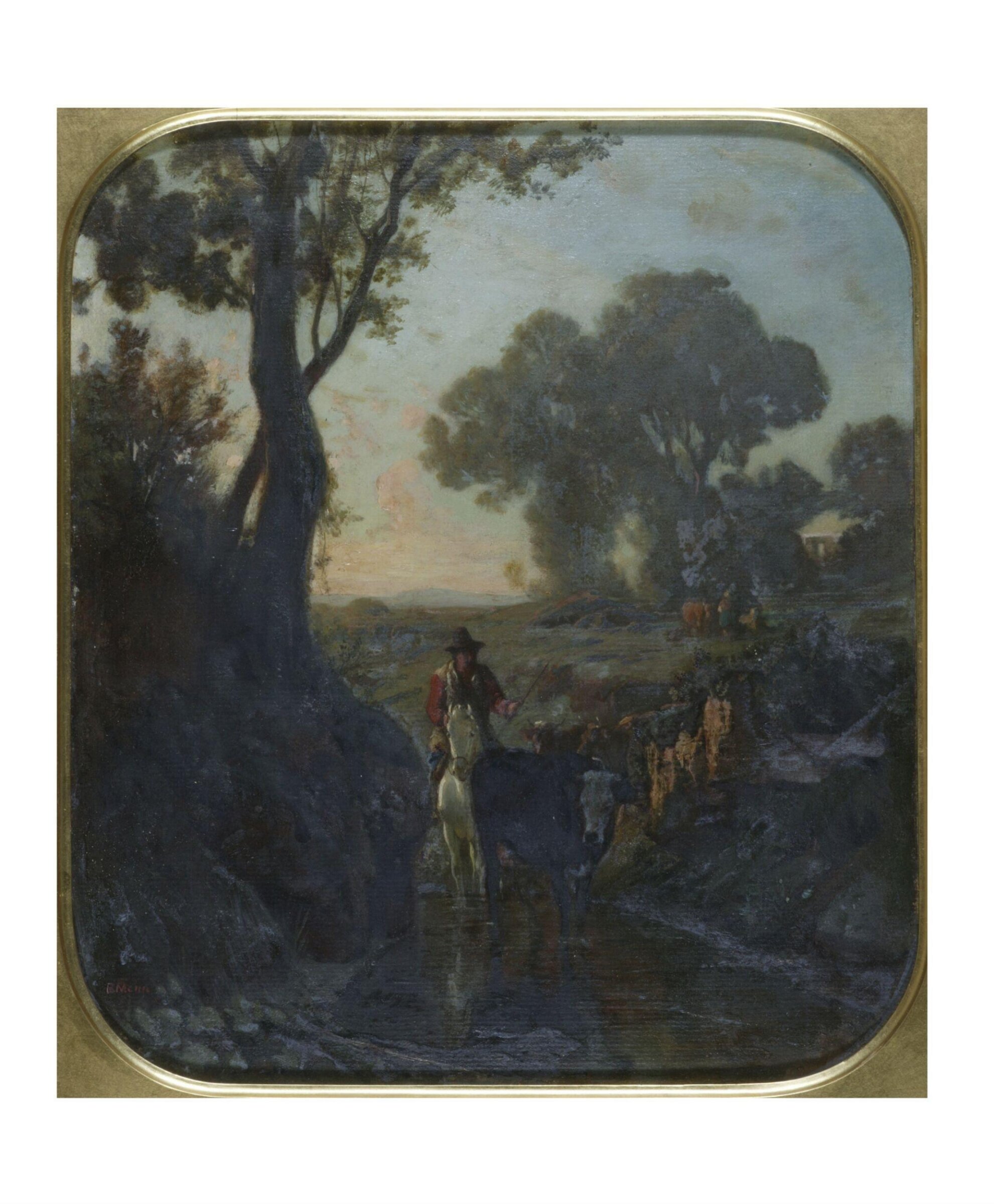 The Cowherd, Barthélemy Menn, 1843-1868