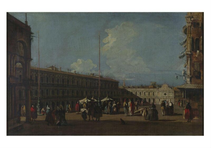 Venice: the Piazza San Marco looking towards S. Geminiano