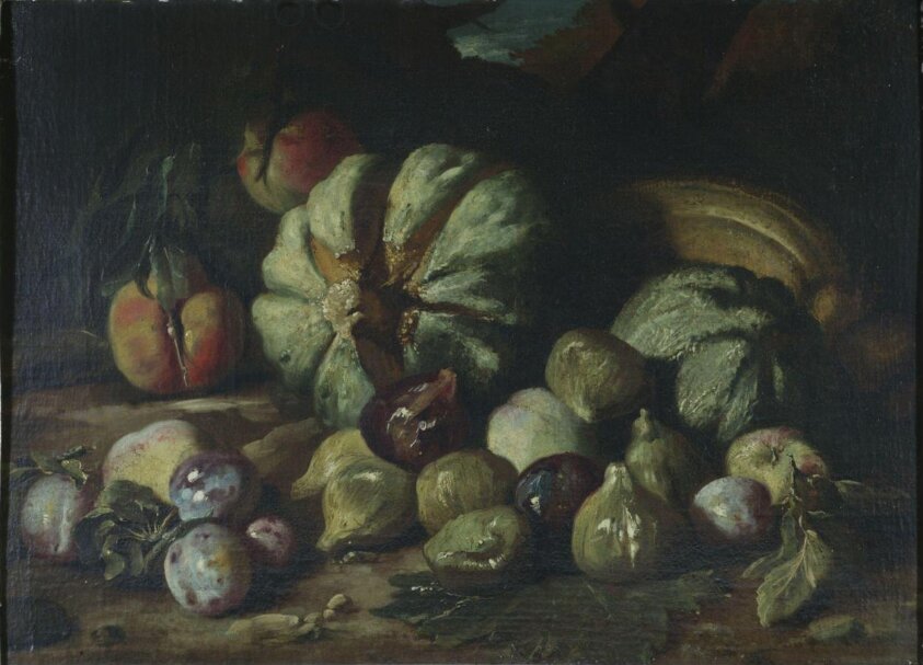 Still life: melons and figs