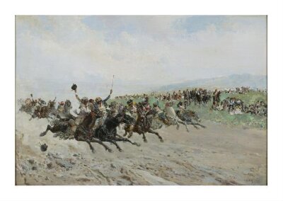 A Fair in Andalusia with Horse Racing